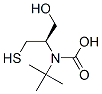 Carbamic acid, [(1R)-2-hydroxy-1-(mercaptomethyl)ethyl]-, 1,1-dimethylethyl Struktur