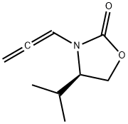 2-Oxazolidinone,4-(1-methylethyl)-3-(1,2-propadienyl)-,(4R)-(9CI) Struktur