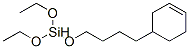 2-[(3-cyclohexene-1-yl)ethyl]triethoxysilane Struktur