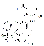 Semimethylxylenol blue Struktur