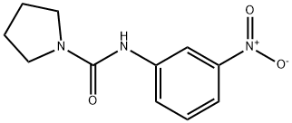 1-Pyrrolidinecarboxamide,N-(3-nitrophenyl)-
 Struktur