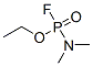 N,N-Dimethylamidofluoridophosphoric acid ethyl ester Struktur