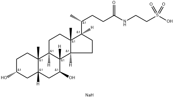 TAUROURSODEOXYCHOLIC ACID SODIUM SALT Structure