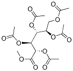 2-O,3-O,4-O,5-O,6-O-Pentaacetyl-D-mannonic acid methyl ester Struktur