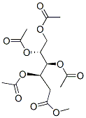 3-O,4-O,5-O,6-O-Tetraacetyl-2-deoxy-D-arabino-hexonic acid methyl ester Struktur