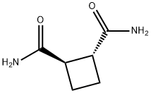 TRANS-CYCLOBUTANE-1,2-DICARBOXAMIDE Struktur