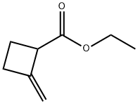 Cyclobutanecarboxylic acid, 2-methylene-, ethyl ester (9CI) Struktur