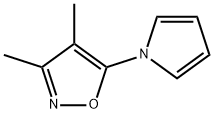 Isoxazole, 3,4-dimethyl-5-(1H-pyrrol-1-yl)- (9CI) Struktur