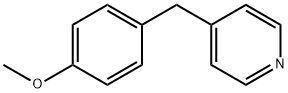 4-(p-Methoxybenzyl)pyridine Struktur