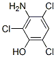 3-Amino-2,4,6-trichlorophenol Struktur