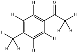 4'-METHYLACETOPHENONE-D10 Struktur