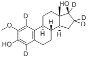 2-METHOXY-17BETA-ESTRADIOL-1,4,16,16,17-D5 Struktur