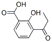 2-Hydroxy-3-propionylbenzoic acid Struktur