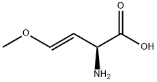 2-amino-4-methoxy-3-butenoic acid Struktur