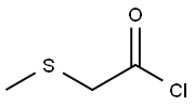 (Methylthio)acetyl chloride Structure