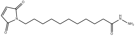 11-Maleimidoundecanoic Acid Hydrazide Struktur