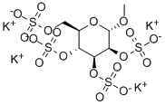 Methyla-D-mannopyranoside2,3,4,6-tetrasulfatepotassiumsalt Struktur