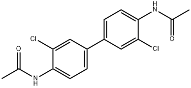 3,3'-dichloro-N,N'-diacetylbenzidine Struktur