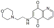 6-[[2-(4-Morpholinyl)ethyl]amino]-5,8-quinolinedione Struktur