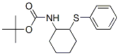 Carbamic acid, [2-(phenylthio)cyclohexyl]-, 1,1-dimethylethyl ester (9CI) Struktur