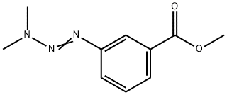 m-(3,3-Dimethyl-1-triazeno)benzoic acid methyl ester Struktur