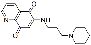 6-[[3-(1-Piperidinyl)propyl]amino]-5,8-quinolinedione Struktur