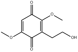 2,5-Cyclohexadiene-1,4-dione, 3-(2-hydroxyethyl)-2,5-dimethoxy- (9CI) Struktur