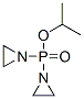 Bis(1-aziridinyl)phosphinic acid isopropyl ester Struktur