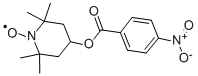 4-(4-NITROBENZOYLOXY)-2,2,6,6-TETRAMETHYL-1-PIPERIDINYLOXY Struktur