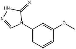 4-(3-METHOXYPHENYL)-4H-1,2,4-TRIAZOLE-3-THIOL Struktur