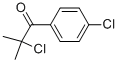 1-Propanone, 2-chloro-1-(4-chlorophenyl)-2-methyl- (9CI) Struktur