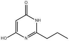 6-HYDROXY-2-PROPYL-4(3H)-PYRIMIDINONE Struktur