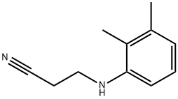 3-[(2,3-DIMETHYLPHENYL)AMINO]PROPANENITRILE Struktur