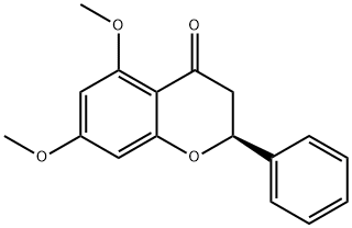 5,7-DIMETHOXYFLAVANONE Struktur