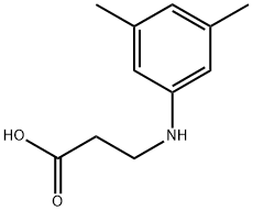 3-(3,5-DIMETHYL-PHENYLAMINO)-PROPIONIC ACID Struktur