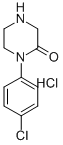 1-(4-CHLOROPHENYL)PIPERAZIN-2-ONE HYDROCHLORIDE Struktur