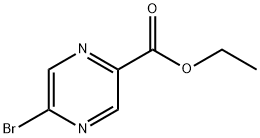 ETHYL 5-BROMO-2-PYRAZINECARBOXYLATE Struktur