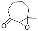 8-Oxabicyclo[5.1.0]octan-2-one,  7-methyl- Struktur