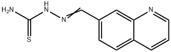 7-Quinolinecarbaldehyde thiosemicarbazone Struktur