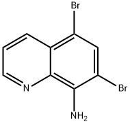 5,7-Dibromoquinolin-8-amine Struktur