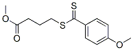 4-[[(4-Methoxyphenyl)thioxomethyl]thio]butyric acid methyl ester Struktur