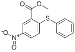 METHYL 5-NITRO-2-(PHENYLTHIO)BENZOATE Struktur