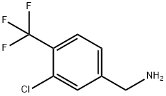 3-CHLORO-4-(TRIFLUOROMETHYL)BENZYL AMINE Struktur