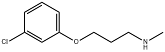 3-(3-CHLOROPHENOXY)-N-METHYLPROPAN-1-AMINE Struktur