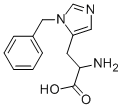 2-AMINO-3-(3-BENZYL-3H-IMIDAZOL-4-YL)-PROPIONIC ACID Struktur