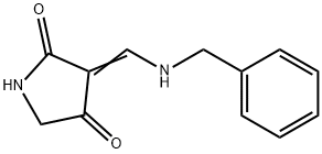 2,4-Pyrrolidinedione, 3-[[(phenylmethyl)amino]methylene]- (9CI) Struktur