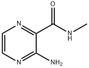 3-AMINO-N-METHYLPYRAZINE-2-CARBOXAMIDE Struktur