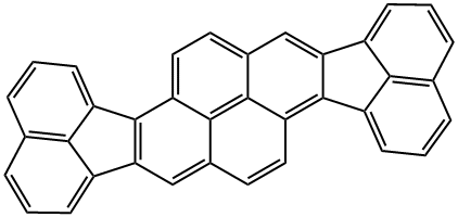 2.3,7.8-DI-(PERI-NAPHTHYLENE)-PYRENE Struktur