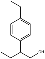 beta,4-diethylphenethyl alcohol  Struktur