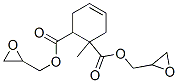 bis(oxiranylmethyl) methylcyclohex-4-ene-1,2-dicarboxylate Struktur